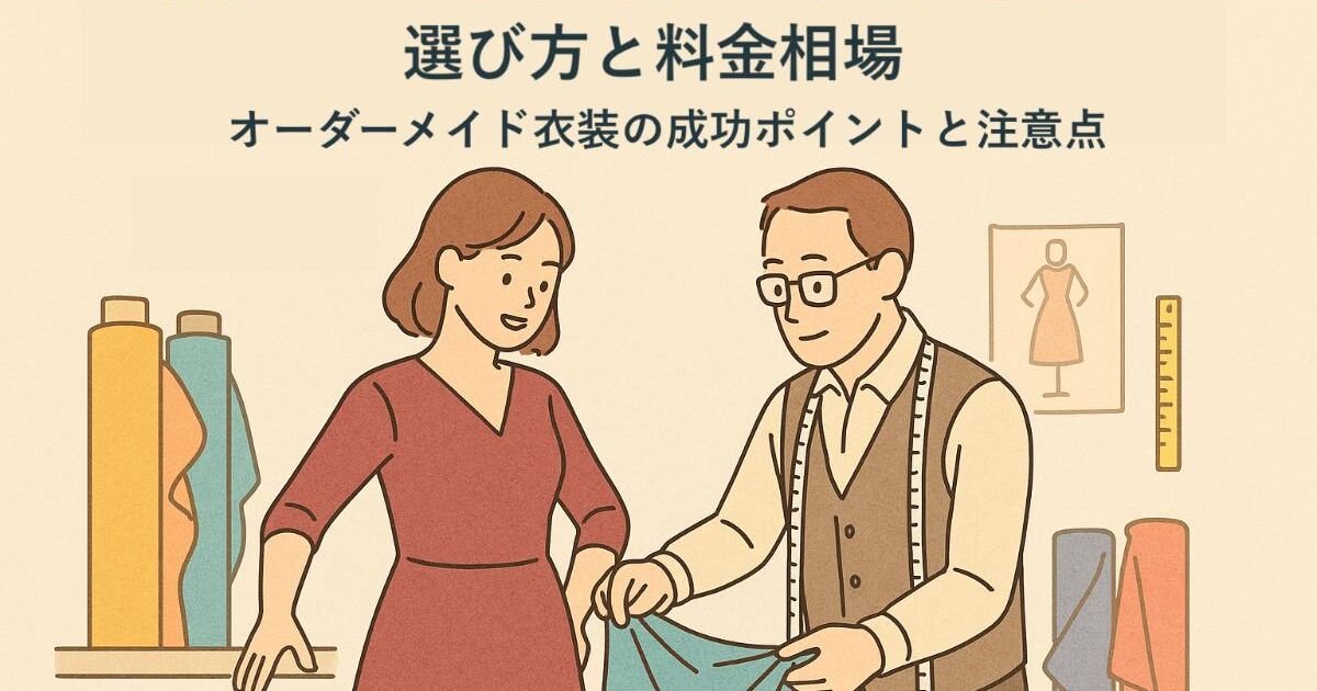 自分だけの衣装を作ってくれる店の選び方と料金相場｜オーダーメイド 
