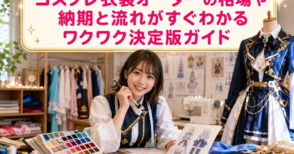 コスプレ衣装オーダーの相場や納期と流れがすぐわかるワクワク決定版 