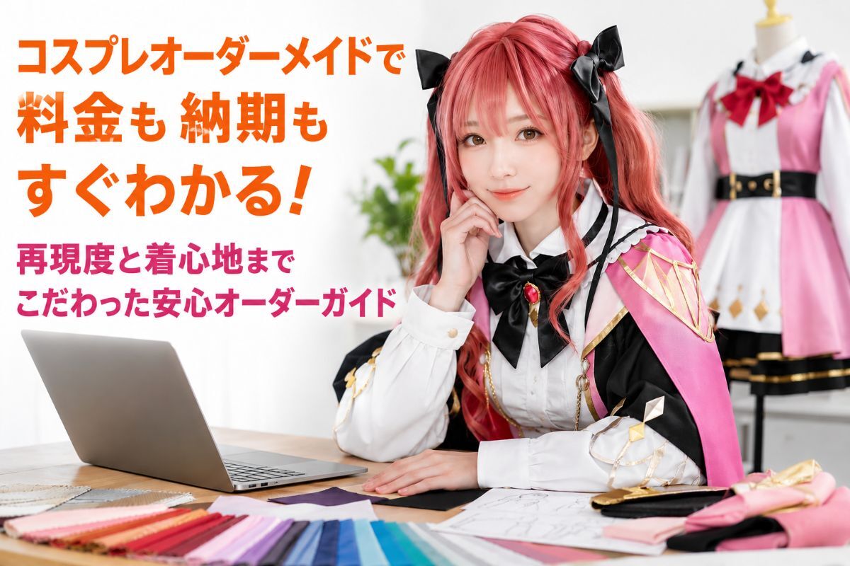 コスプレオーダーメイドで料金も納期もすぐわかる！再現度と着心地まで 